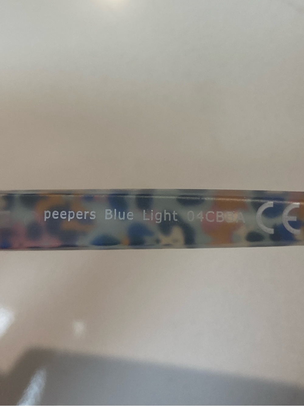 Peppers blue light glass +2.50 Blue Multi Leopard Print Eyewear Frames - Picture 5 of 6